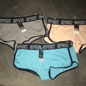 Set of three boyshorts